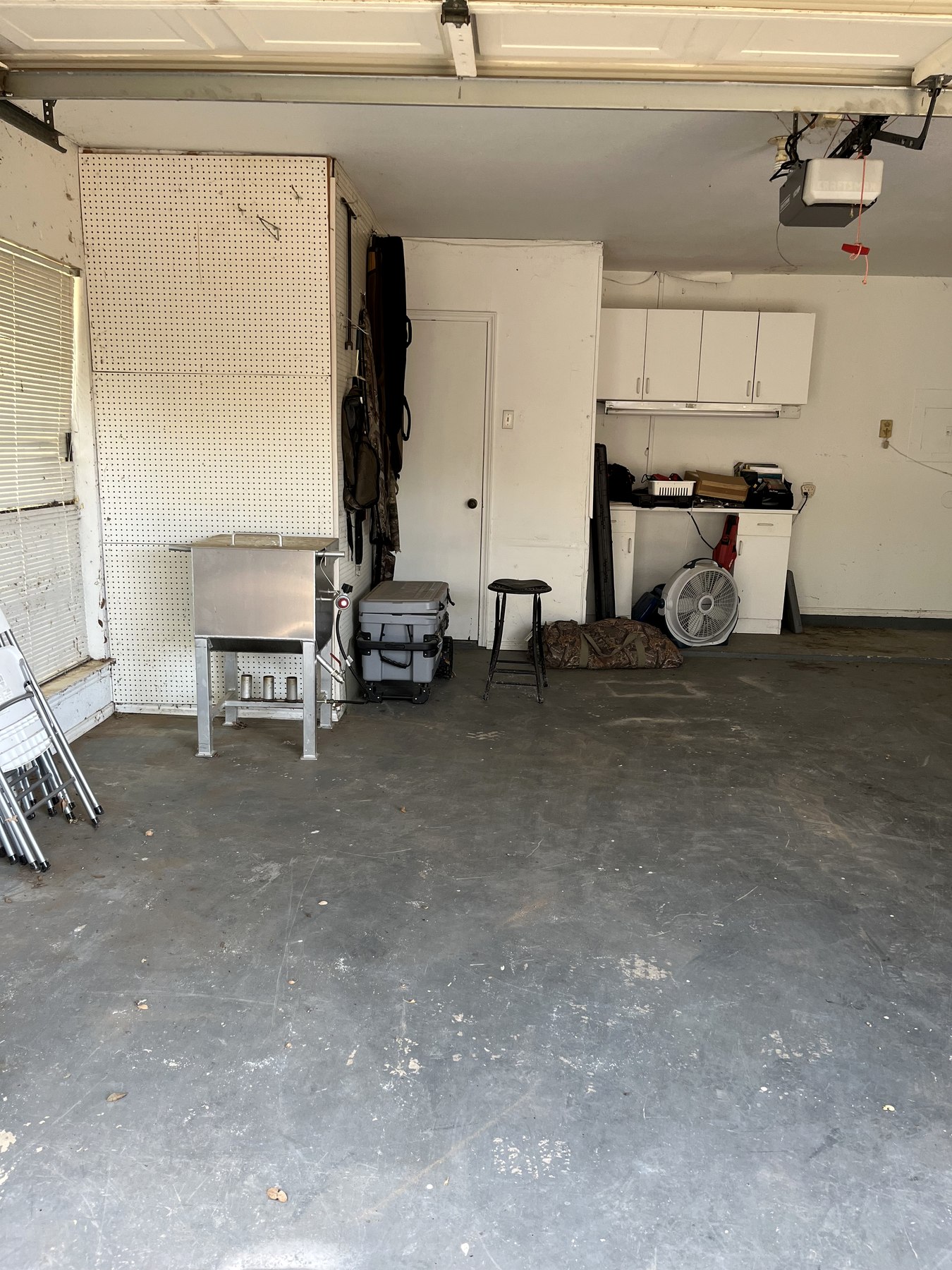 Garage after a full cleanout